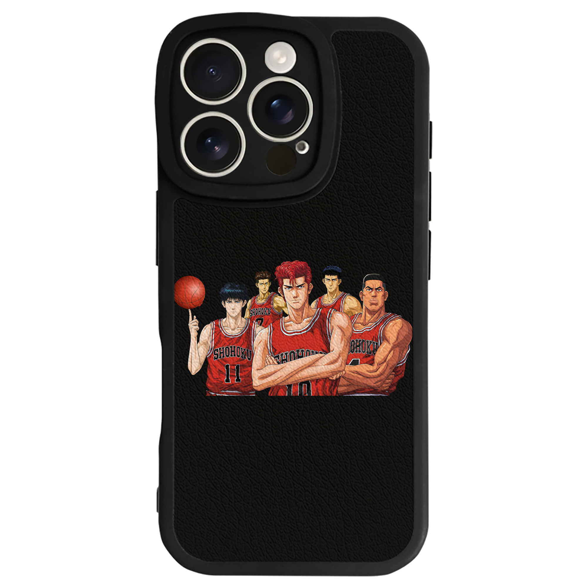 （画像用） SLAM DUNK／スラムダンク 【iPhone 16シリーズ対応】シリコンスマホケース（レザー調） 材質：シリコン